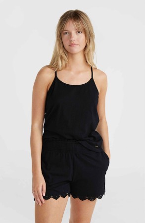 ESSENTIALS AVA SMOCKED Short 2024 black out 