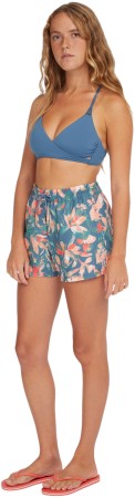 ESSENTIALS 12 PRINT Boardshort 2025 blue painted tropics 