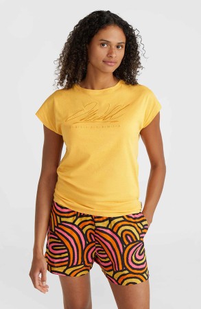 ESSENTIALS SIGNATURE T-Shirt 2024 golden haze 