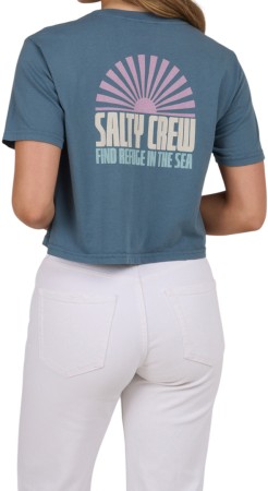 IN THE RAYS CROP T-Shirt 2025 fin blue 