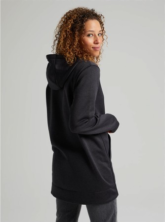 WOMEN OAK LONG Hoodie 2025 true black heather 