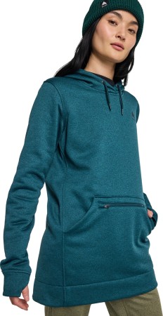 WOMEN OAK LONG Hoodie 2025 deep emerald heather 