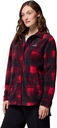 BENTON SPRINGS Fleece Hemd 2026 mountain red omblur tonal 