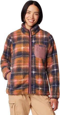 WEST BEND II PRINT Zip Fleece 2025 fig omblur 