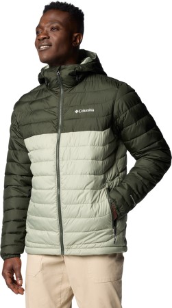 POWDER LITE II HOODED Jacket 2025 safari/greenscape 