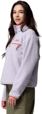 HELVETIA II CROPPED WOMEN Fleece 2026 lavender pearl/shale purple/zing 
