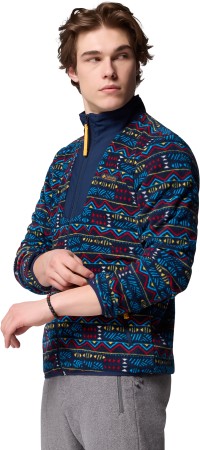 SEQUOIA GROVE PRINTED Zip Fleece 2026 collegiate navy horizons 