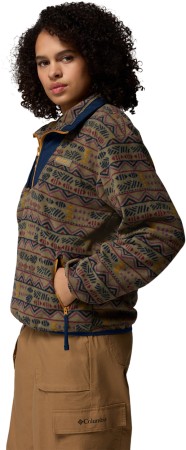 SEQUOIA GROVE PRINTED WOMEN Fleece 2026 stone green horizons 