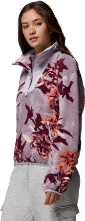 SEQUOIA GROVE PRINTED WOMEN Fleece 2026 shale purple blossoming 
