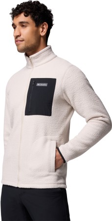 JASPER RIDGE PEBBLED Zip Fleece 2026 dark stone/black 