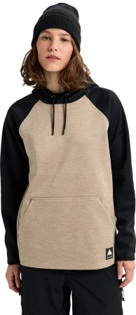 WOMEN CROWN WEATHERPROOF Hoodie 2026 summit taupe heather/true black 