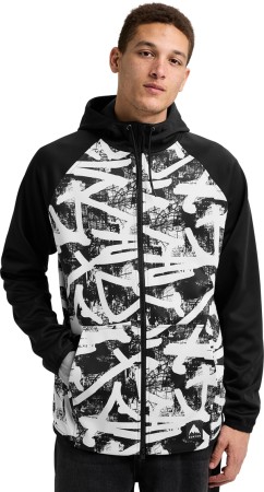 CROWN WEATHERPROOF Zip Hoodie 2026 city streets/true black 