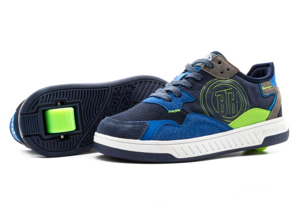 2241820 Shoe with wheels blue/light blue/green 
