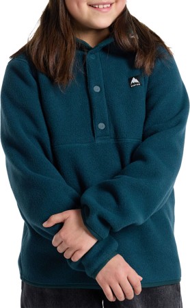 KIDS CINDER ANORAK Fleece 2025 deep emerald 