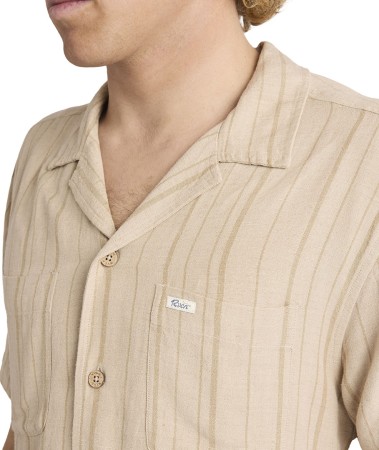EXOTICA STRIPE SS Hemd 2026 light khaki 
