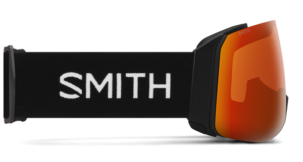 4D MAG XL Schneebrille 2025 black/chromapop red mirror 