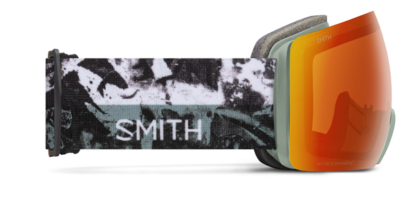 SKYLINE XL Schneebrille 2025 sage brush paste up/chromapop everyday red mirror 