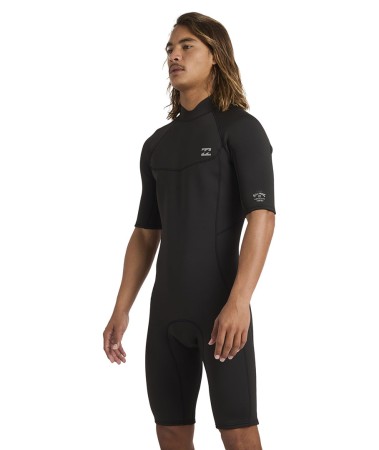 2/2 ABSOLUTE BACK ZIP Shorty 2026 black 