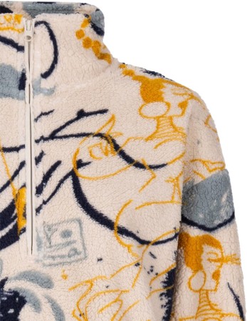 ARKTA TEDDY Fleece Sweater 2026 offwhite 