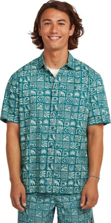 PRINT Hemd 2026 blue bricks 