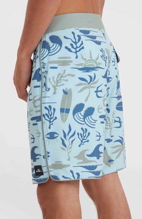 HYPERFREAK MYSTO SCALLOP 20 Boardshort 2024 blue sky mysto scallop 