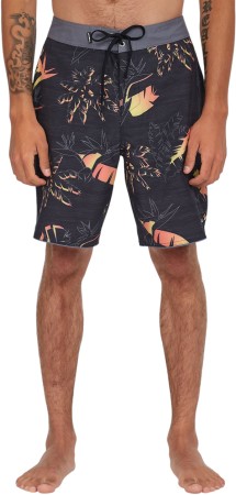 HYPERFREAK MYSTO SCALLOP 19 Boardshort 2025 black mysto scallop 