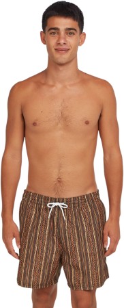 CALI PRINT 15 Boardshort 2025 orange pressed lines 