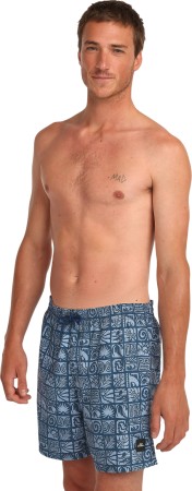 PRINT 16 Boardshort 2026 dark blue bricks 