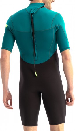 PERTH 3/2 BACK ZIP Shorty 2024 teal 