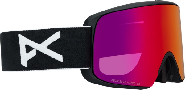 M6S Schneebrille 2026 black/perceive sun red 