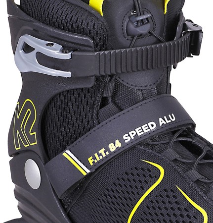 F.I.T. 84 SPEED ALU Inline Skate black/yellow 