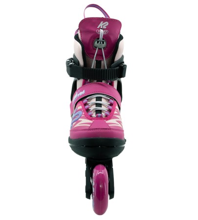 LUMI PRO Kinder Inline Skate 2026 pink inkl. SABRES 4 Schlittschuh Eiskufen 