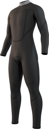 BRAND 3/2 BACK ZIP Full Suit 2026 black XL