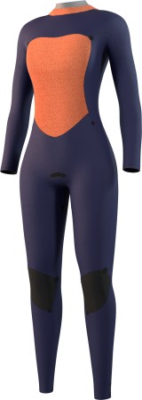 STAR WOMEN 5/3 BACK ZIP Full Suit 2025 black 