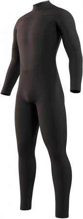 BRAND 3/2 BACK ZIP Full Suit 2024 black 