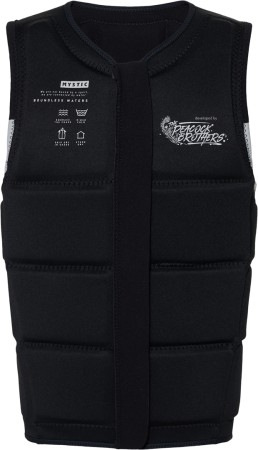 PEACOCK Vest 2024 black/white 