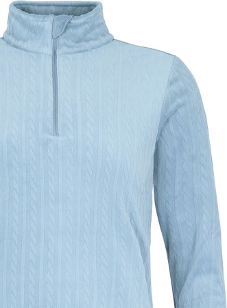PRTGAIL 1/4 ZIP Fleece 2025 jeanjacket blue 