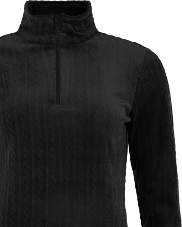 PRTGAIL 1/4 ZIP Top 2026 true black 