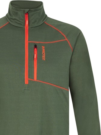 PRTKODY 1/4 ZIP Fleece 2025 thyme 