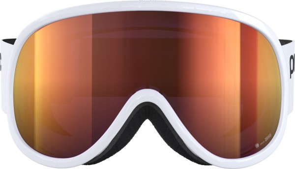 RETINA Schneebrille 2025 hydrogen white/partly sunny orange 