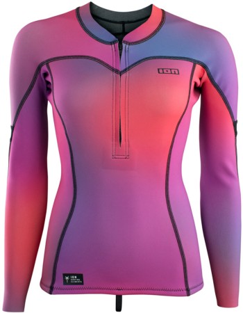 NEO ZIP TOP 1.5 WOMEN Neoprentop 2023 pink gradient 