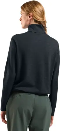 GRID WOMEN Zip Fleece 2026 black melange 