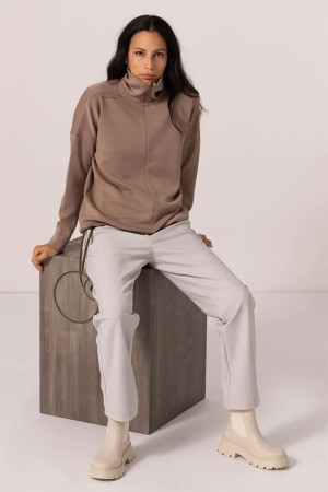 JAKARTA SWEAT ZIP Fleece 2025 hazelnut 