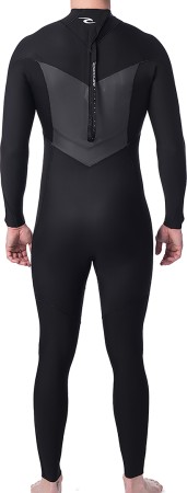 DAWN PATROL 4/3 BACK ZIP Full Suit 2023 black 