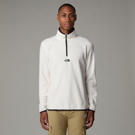 GLACIER 1/4 ZIP Fleece 2025 gardenia white 