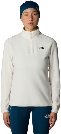 WOMEN 100 GLACIER 1/4 ZIP Fleece 2025 white dune 