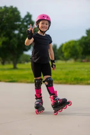 MICROBLADE Inline Skate 2026 black/pink 