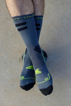 HIGH PERFORMANCE Socks 2026 anthracite/lime 
