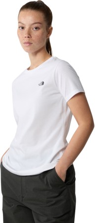 WOMEN SIMPLE DOME SLIM T-Shirt 2025 tnf white 