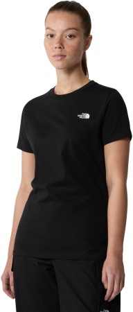 WOMEN SIMPLE DOME SLIM T-Shirt 2025 tnf black 